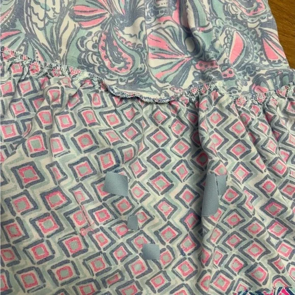BOGO Lilly Pulitzer for Target Maxi Dress My Fans Blue size XS - Picture 5 of 7